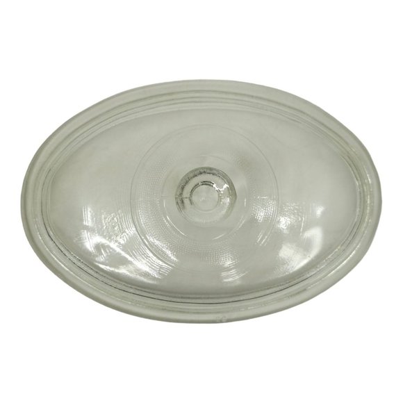 Vintage Glasbake J235 1Qt Casserole Dish Herb Garden Pattern With Lid Milk Glass - Picture 5 of 16